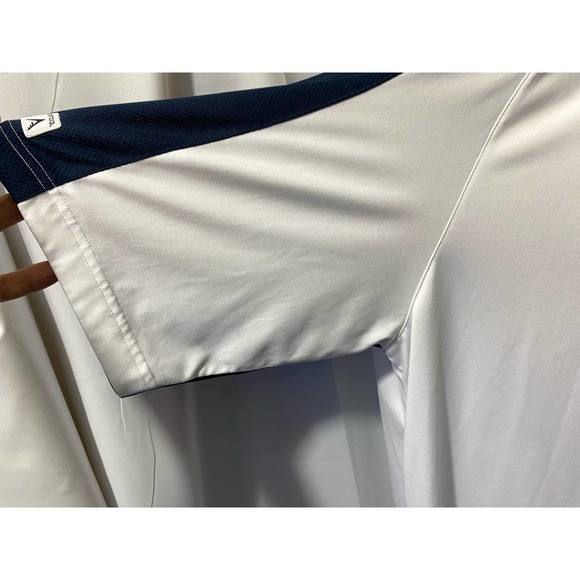 Antigua Golf polo XL Gowanda Country Club Crest White and Navy - Picture 5 of 11